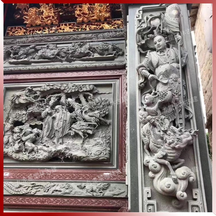 寺廟浮雕石雕壁畫(huà) 