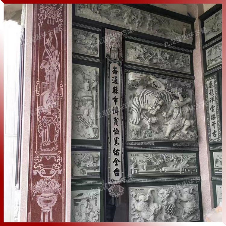 寺廟浮雕石雕壁畫(huà) 